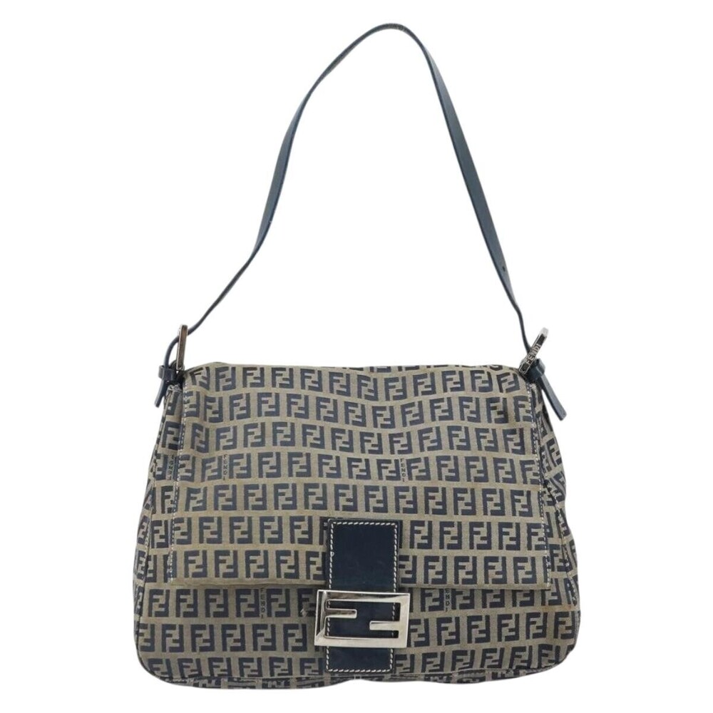 Fendi Mamma Baguette Zucchino canvas
